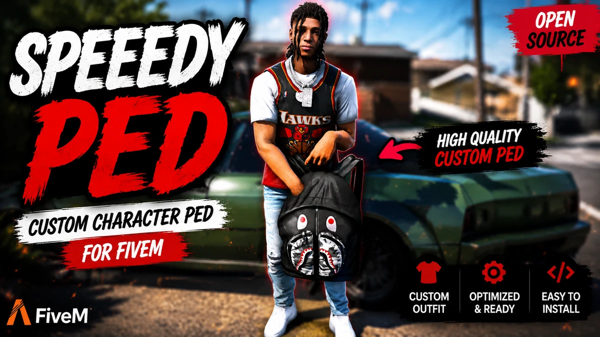Speeedy Ped FiveM | Custom Character Ped | Open Source